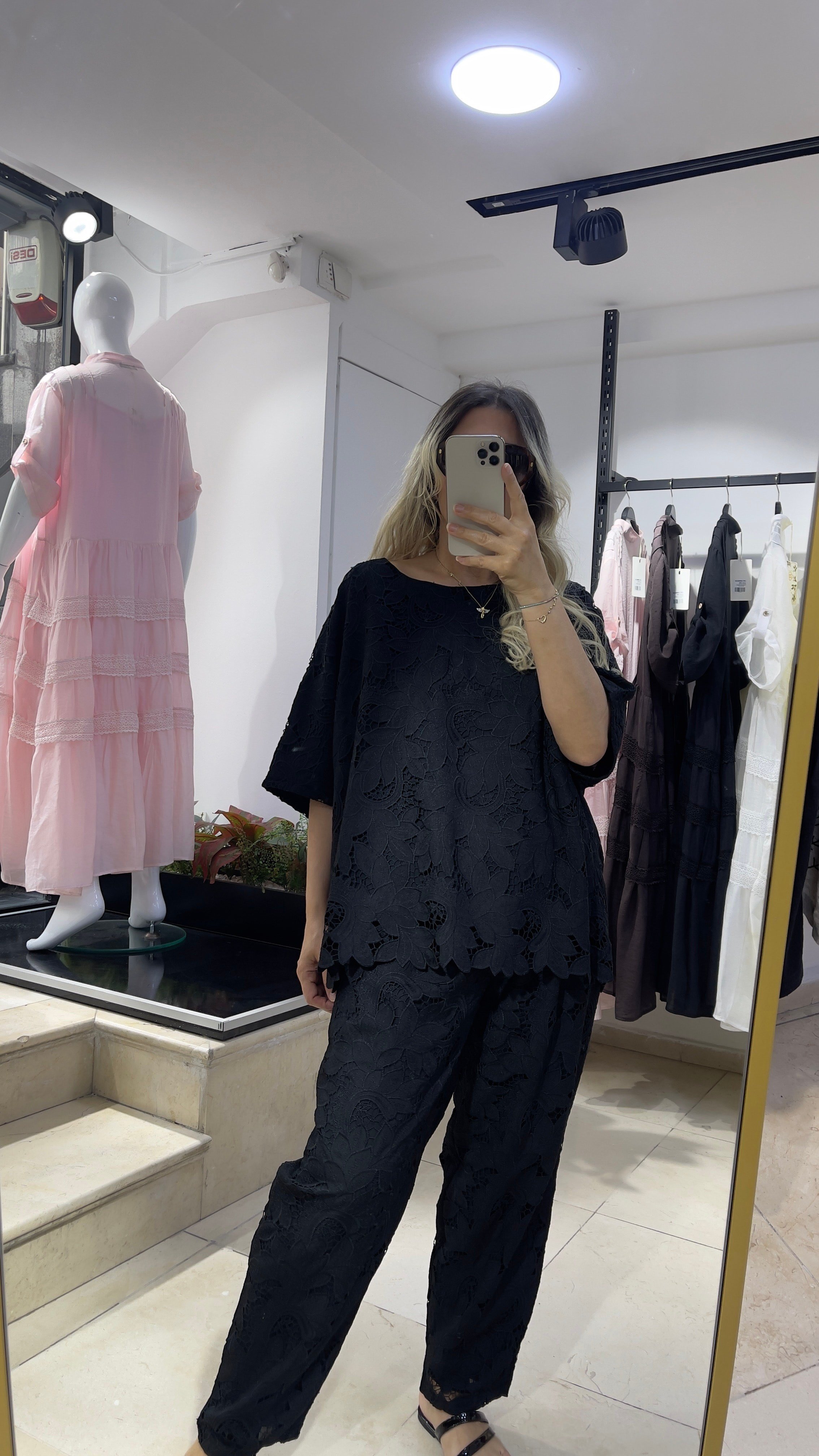 Bella Güpür Oversize Takım