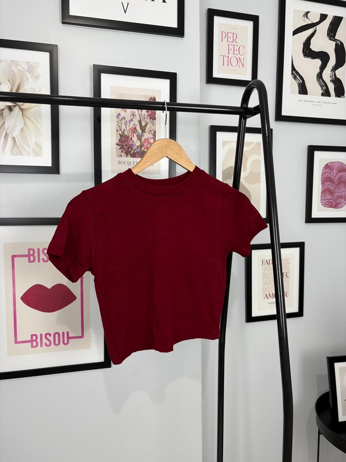 Basic Bordo Tişört