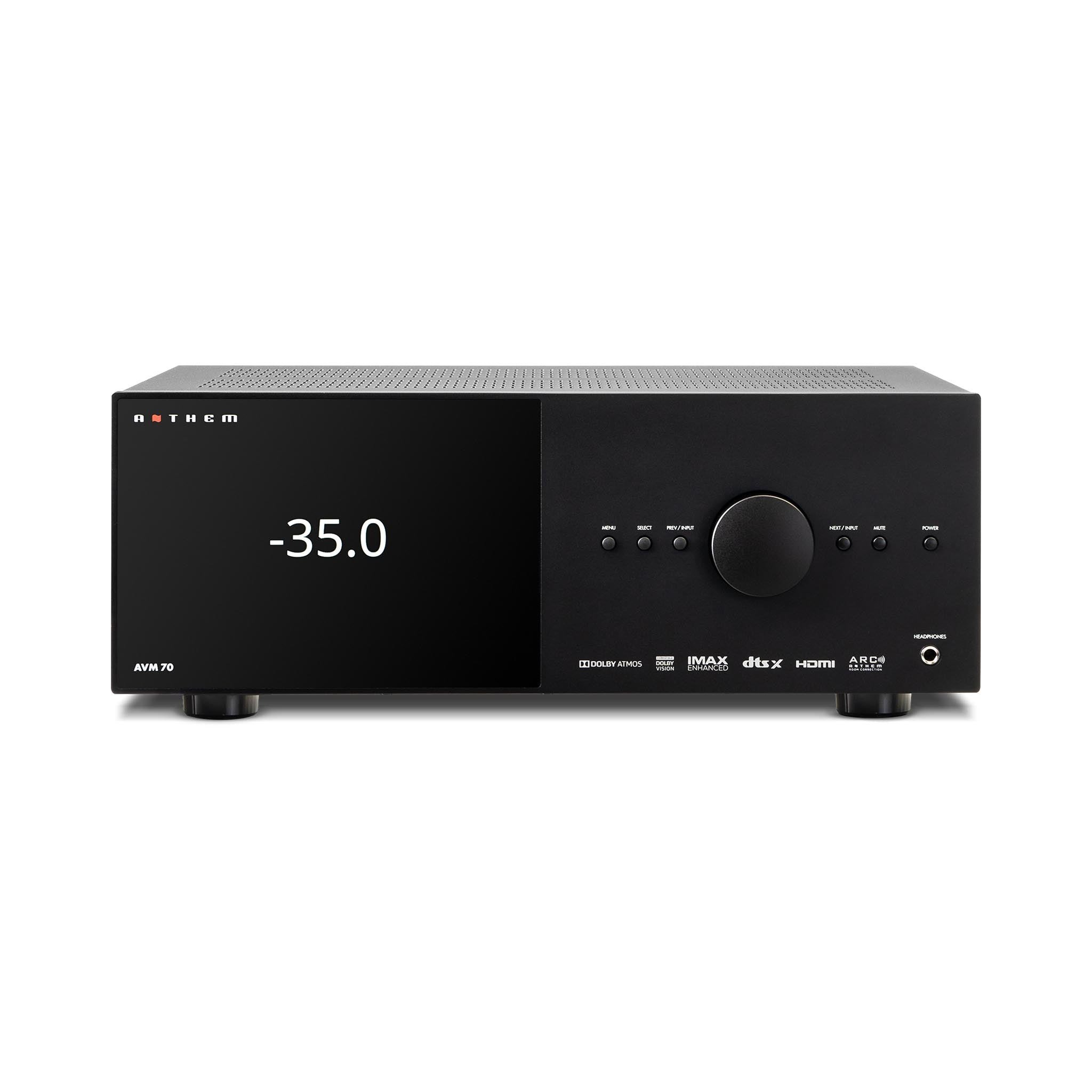 Anthem AVM 70 8K 15.2 Kanal AV İşlemci Siyah