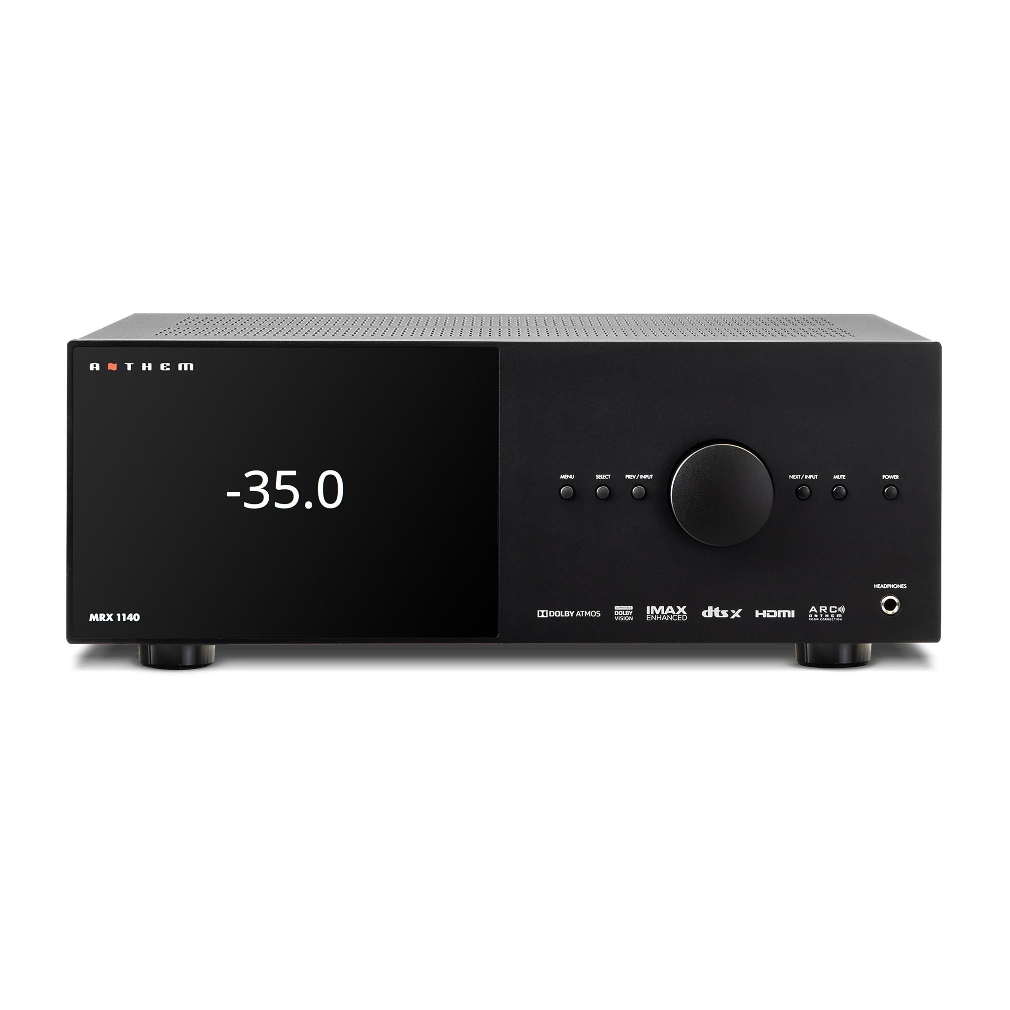 Anthem MRX 1140 8K 11 Kanal AV Receiver Siyah