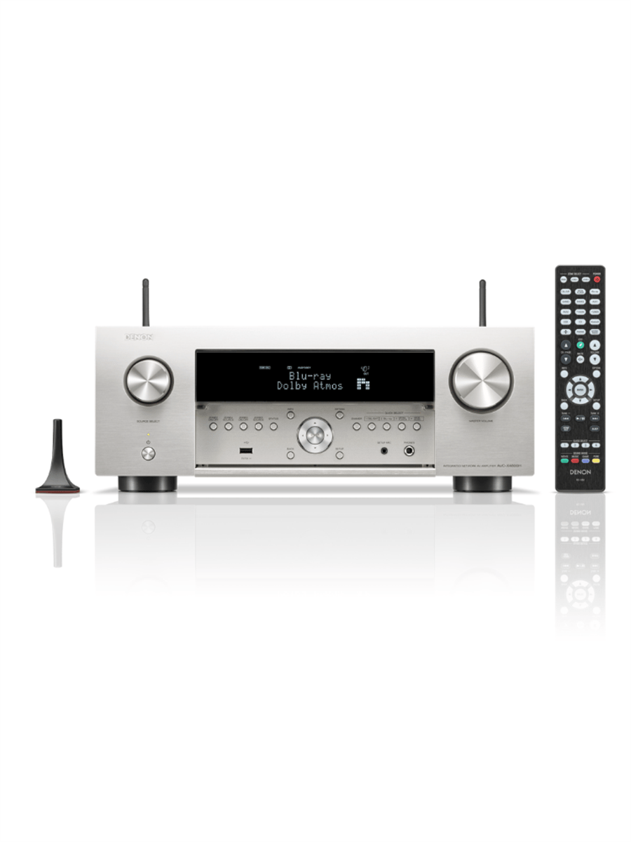 Denon AVC-X4800H 9.4 Kanal 8K AV Amfi - Premium Gümüş
