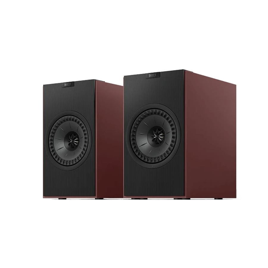 KEF Coda W Kablosuz Raf Tipi Aktif Hoparlör Bordo