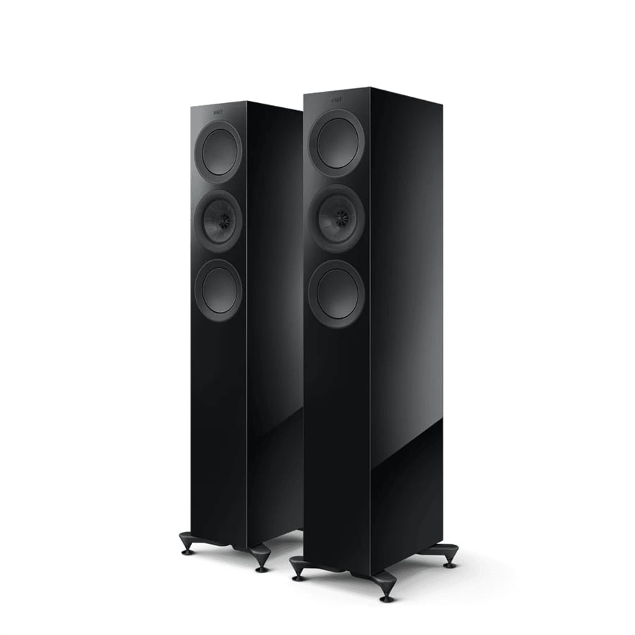 KEF R5 Meta Kule Tipi Hi-Fi Pasif Hoparlör Siyah