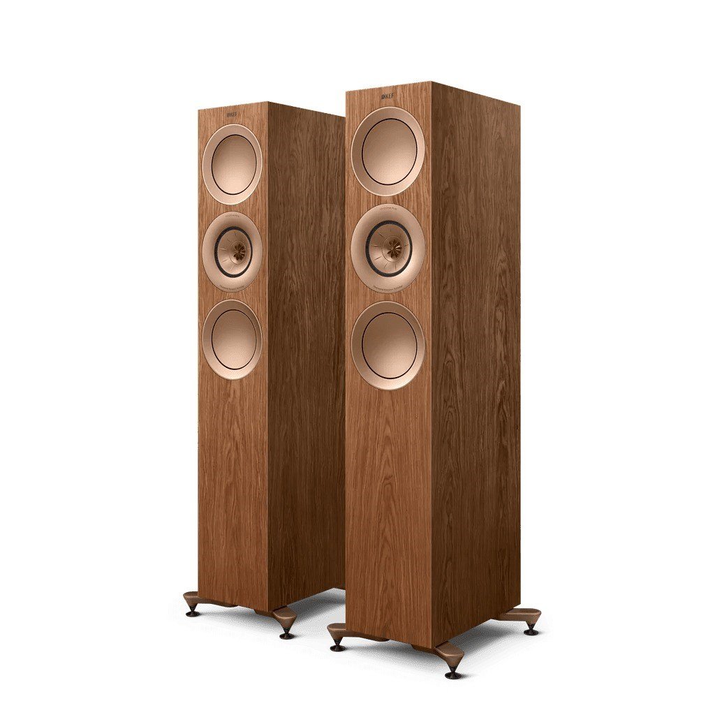 KEF R7 Meta Kule Tipi Hi-Fi Pasif Hoparlör Ahşap