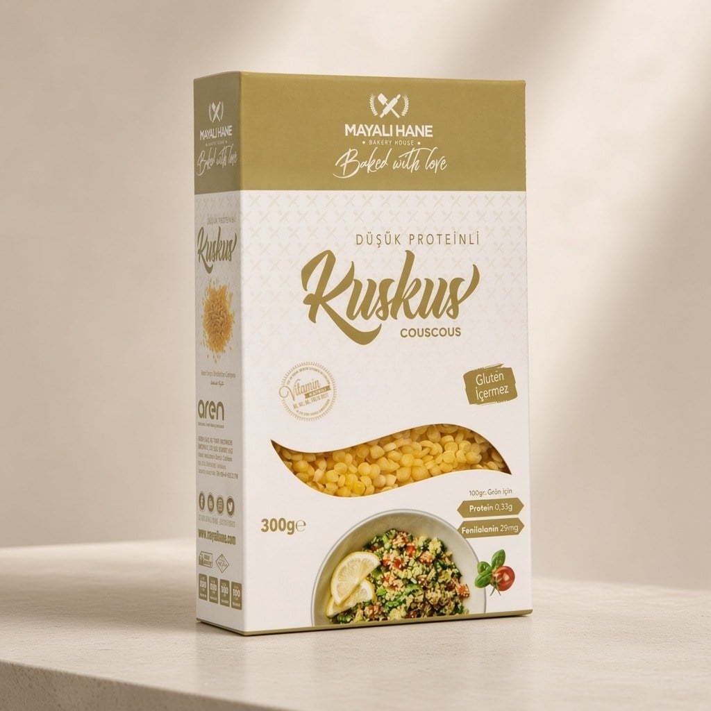 Mayalı Hane Düşük Proteinli Glutensiz Kuskus
