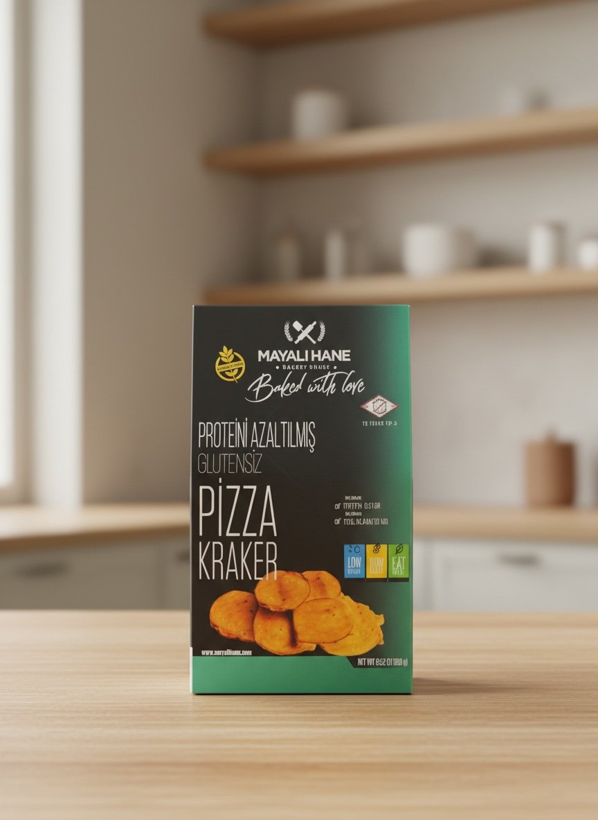Mayalı Hane Düşük Proteinli ve Glutensiz Pizza Kraker 100 gr