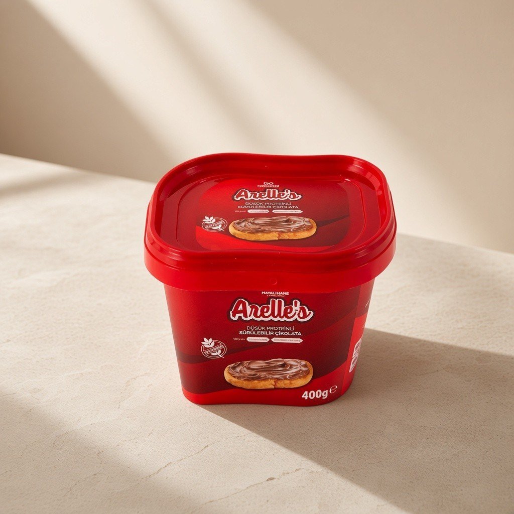 Mayalı Hane Düşük Proteinli Arelle's Sürülebilir Çikolata 400 gr