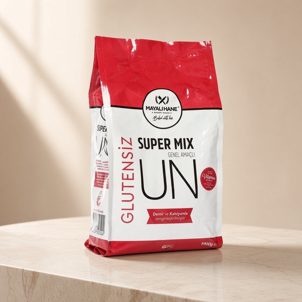 Mayalı Hane Glutensiz Süper Mix Genel Amaçlı Un 1000 gr