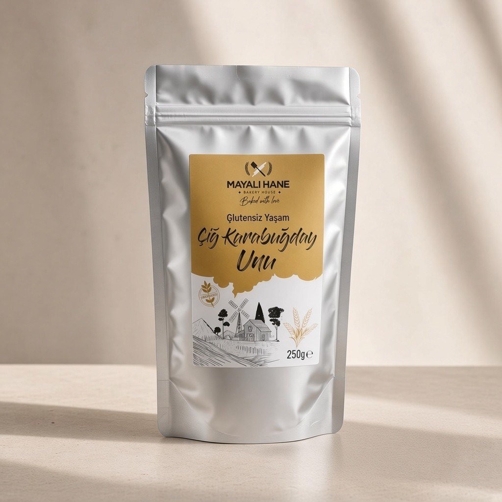 Mayalı Hane Glutensiz Çiğ Karabuğday Unu 250 gr
