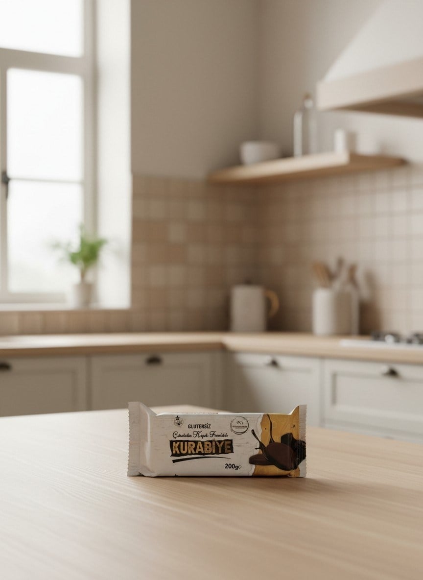 Mayalı Hane Glutensiz Çikolata Kaplı Fındıklı Kurabiye 200 gr