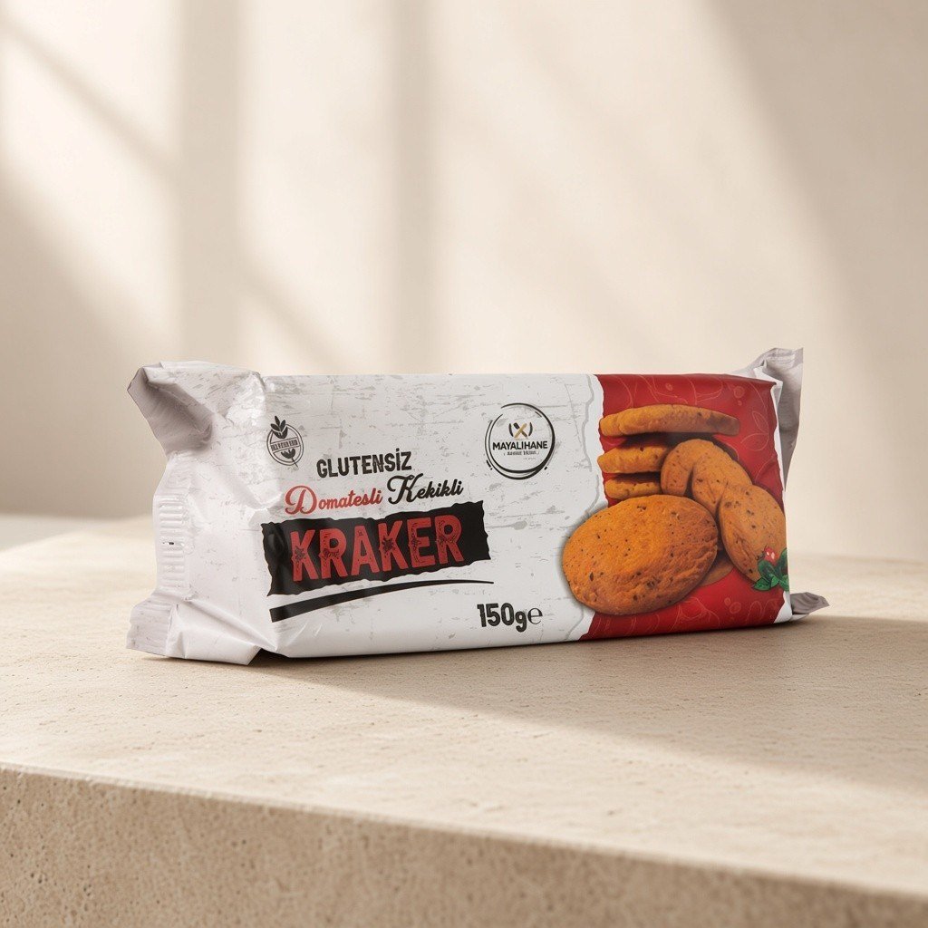 Mayalı Hane Glutensiz Domatesli Kekikli Kraker 150 gr