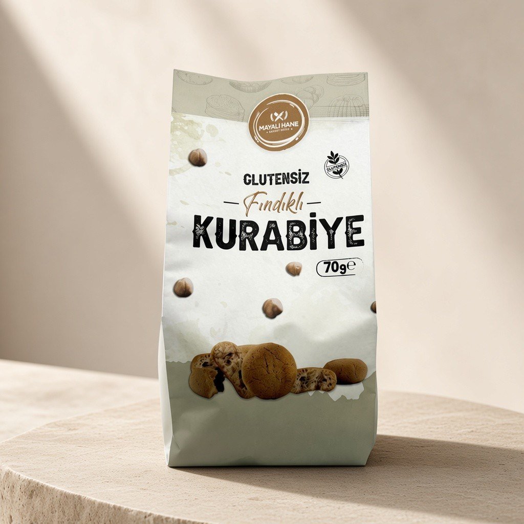 Mayalı Hane Glutensiz Fındıklı Kurabiye 70 gr