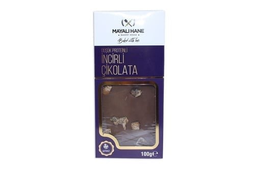 Mayalı Hane Düşük Proteinli İncirli Çikolata 100 gr