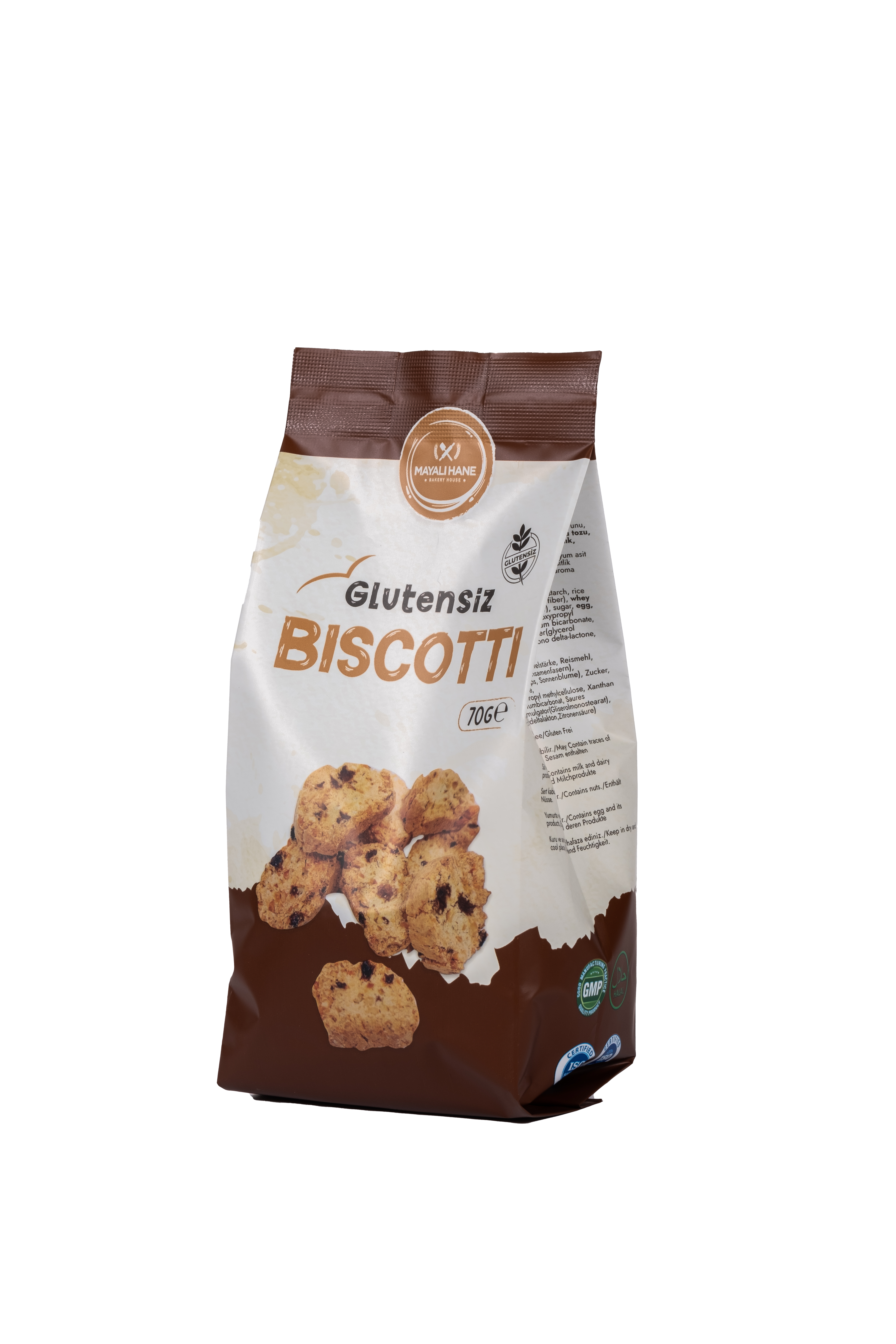 Mayalı Hane Glutensiz Biscotti 70 gr