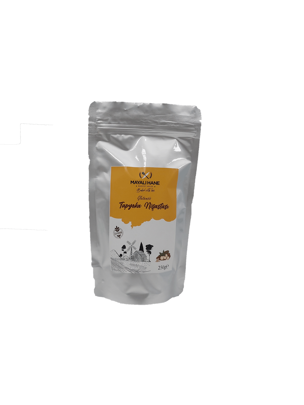 Mayalı hane Glutensiz Tapyoka Nişastası 250 gr