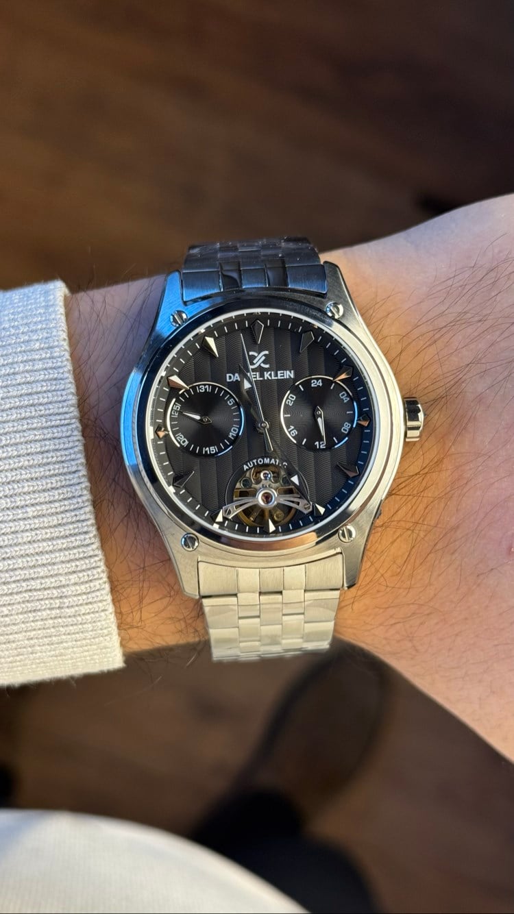 DANIEL KLEIN DK.1.14047-2 “SİYAH KADRAN” ERKEK KOL SAATİ