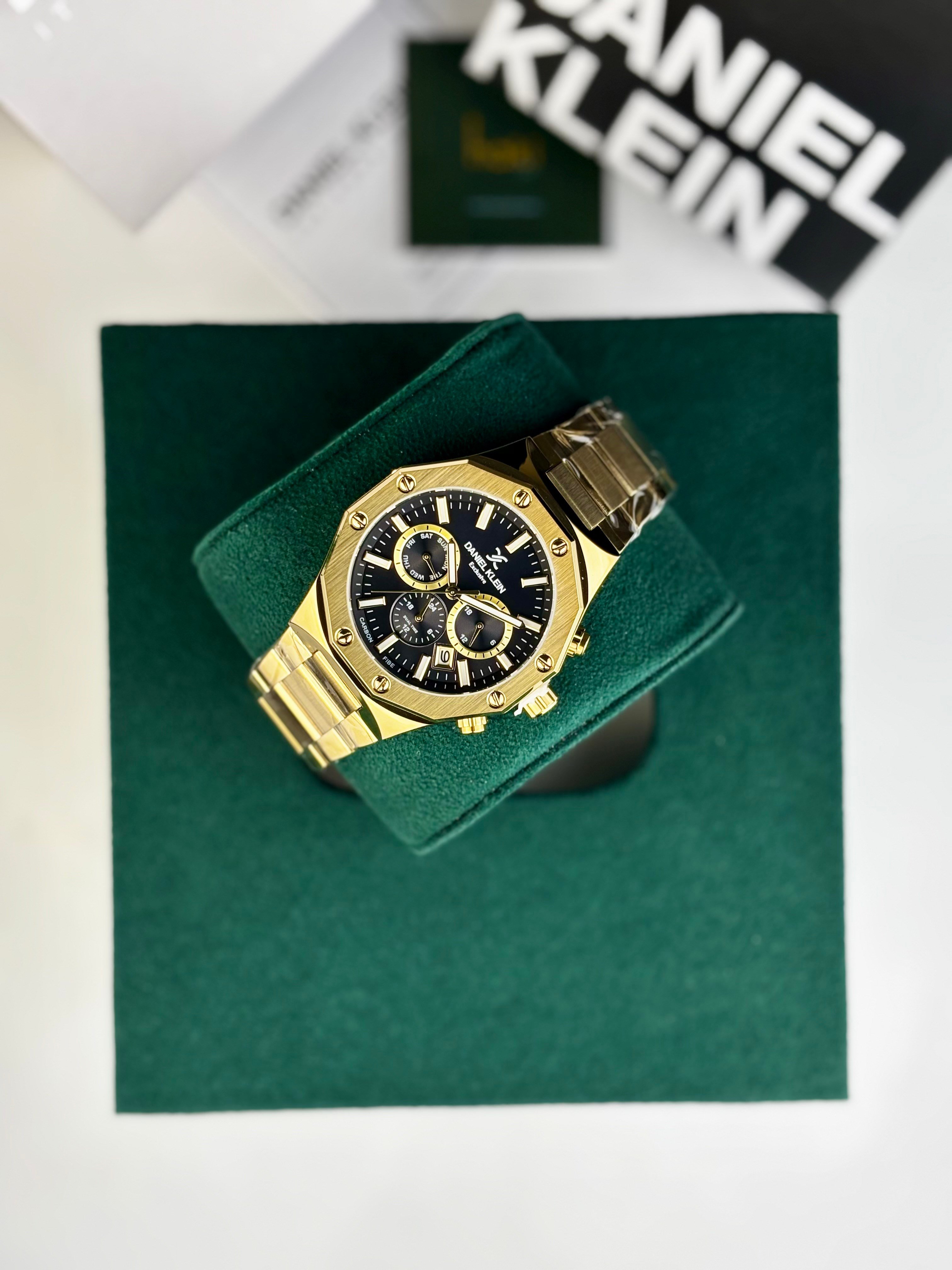 DANIEL KLEIN DK.1.14074-4 “GOLD KASA” ERKEK KOL SAATİ