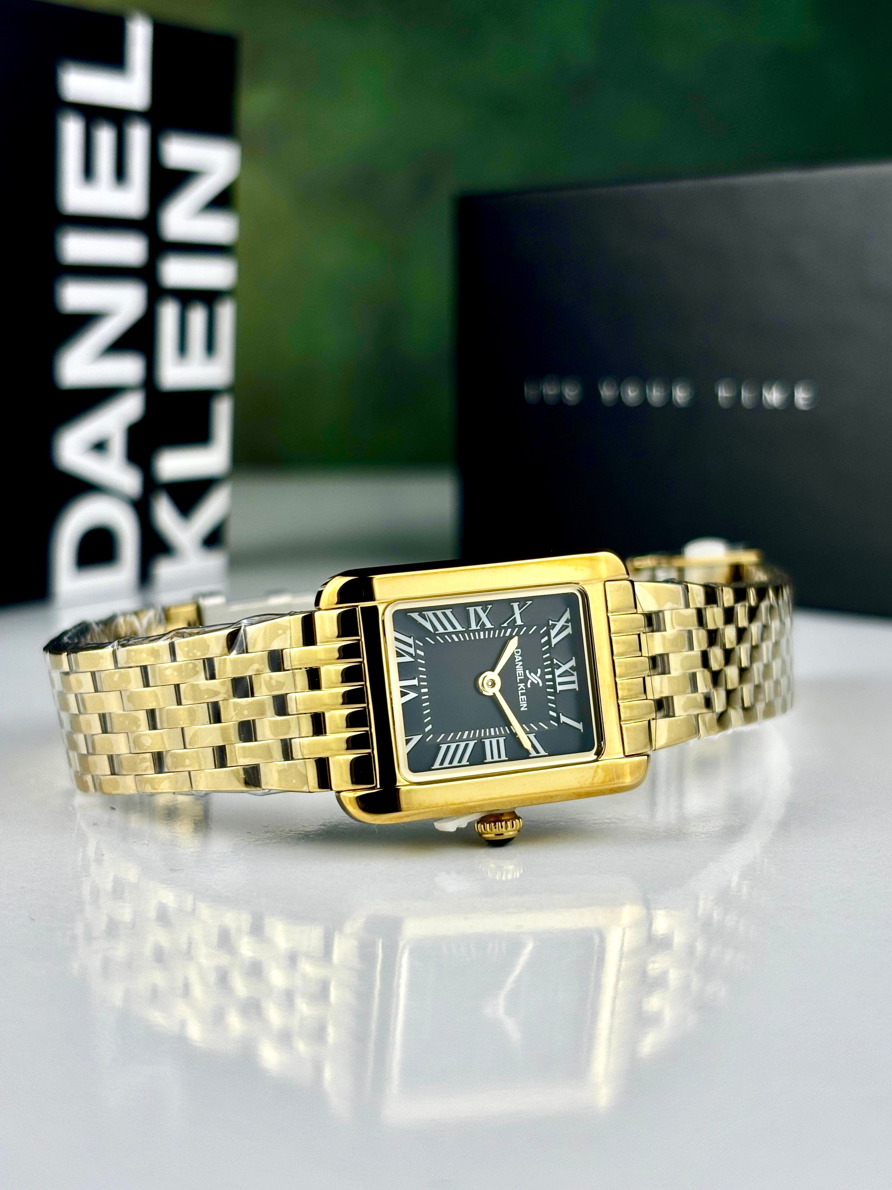 DANIEL KLEIN DK.1.13786-8 “SİYAH KADRAN” KADIN KOL SAATİ