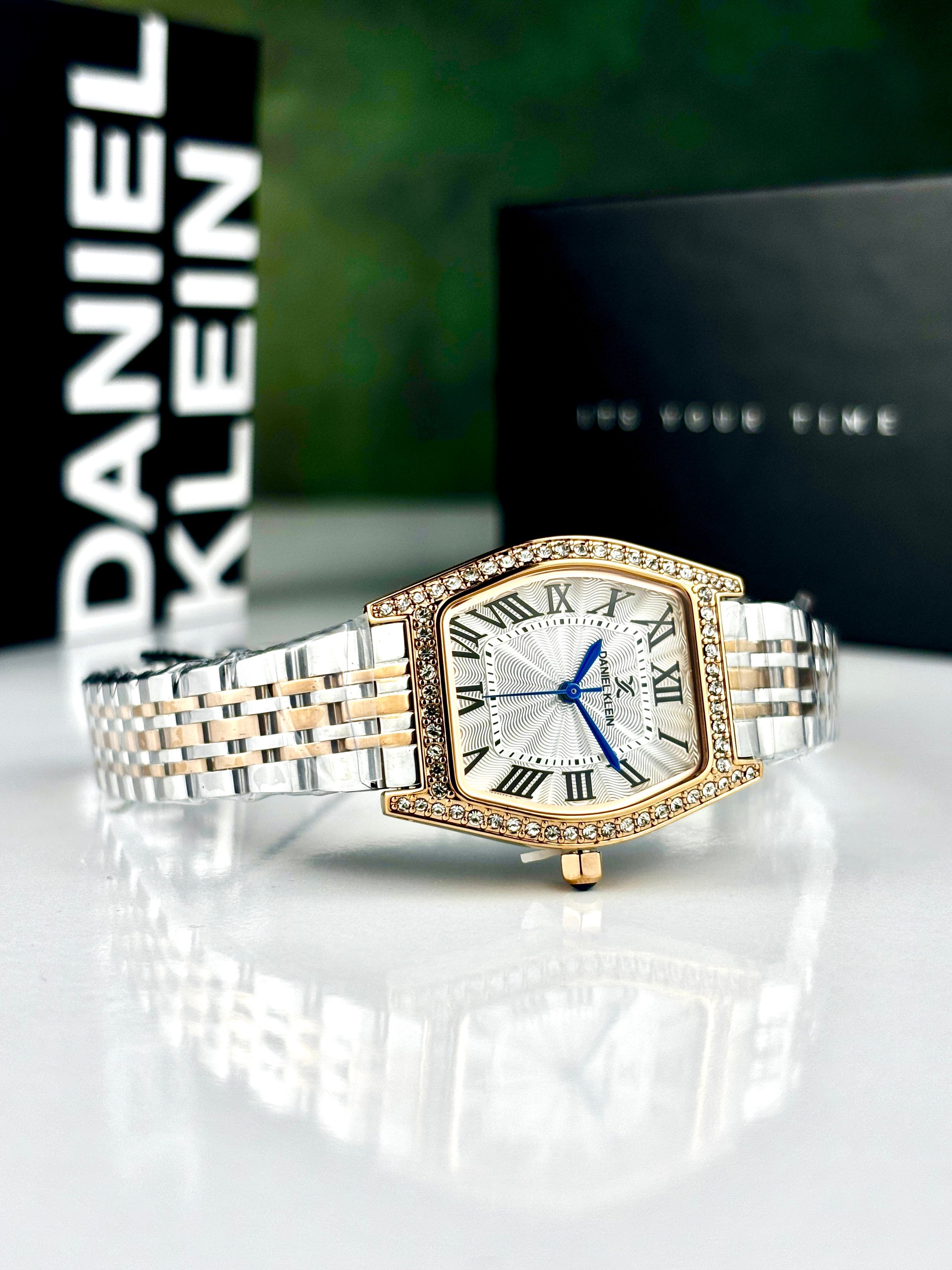 DANIEL KLEIN DK.1.14106-6 “ROSE-SILVER KASA” KADIN KOL SAATİ