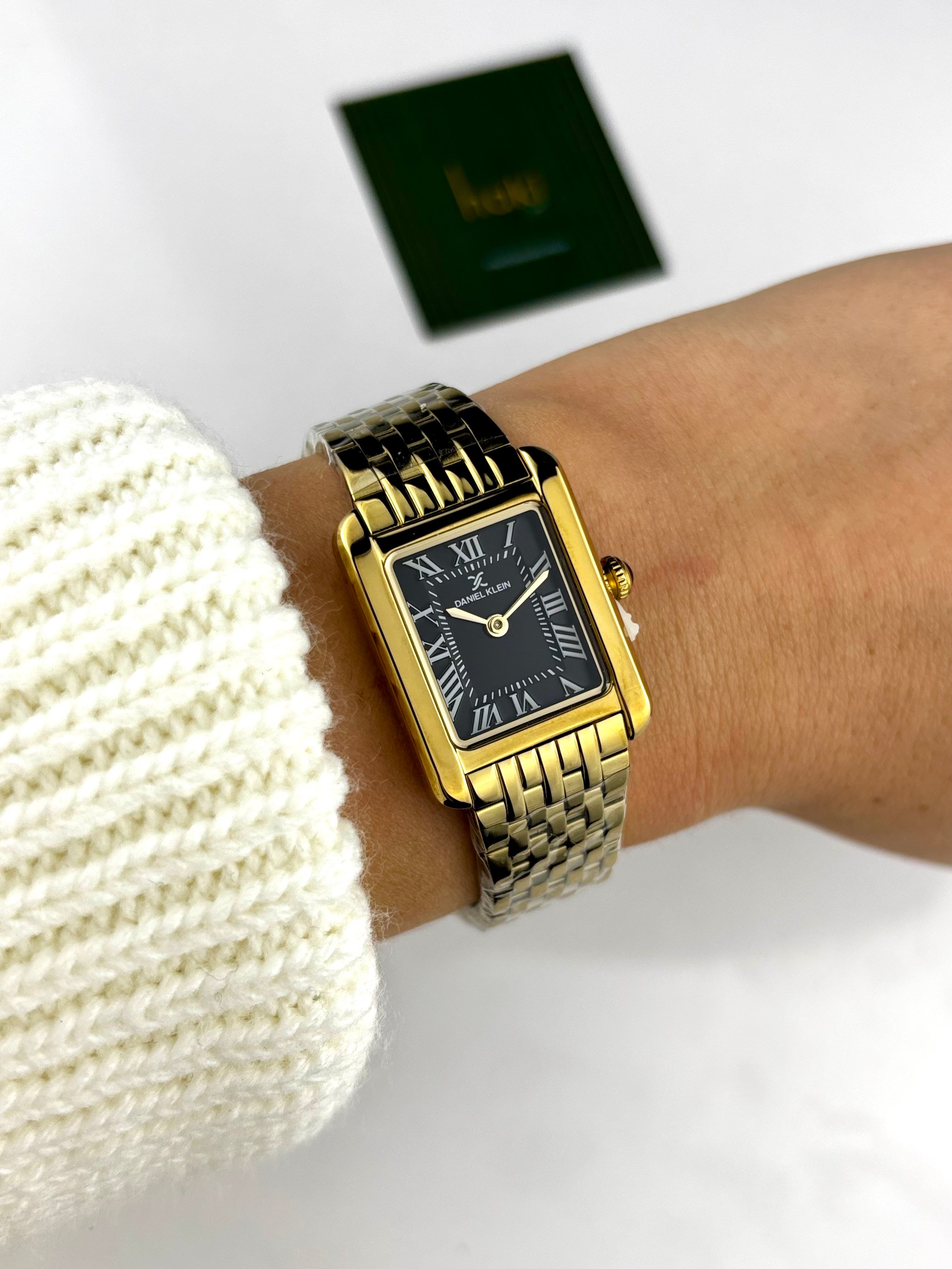 DANIEL KLEIN DK.1.13786-8 “SİYAH KADRAN” KADIN KOL SAATİ