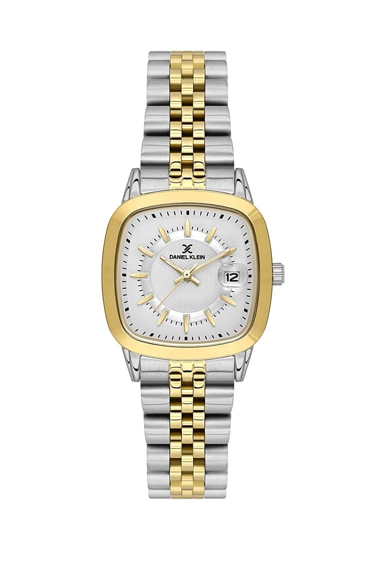 DANIEL KLEIN DK.1.14129-4 “SILVER-GOLD KASA” KADIN KOL SAATİ