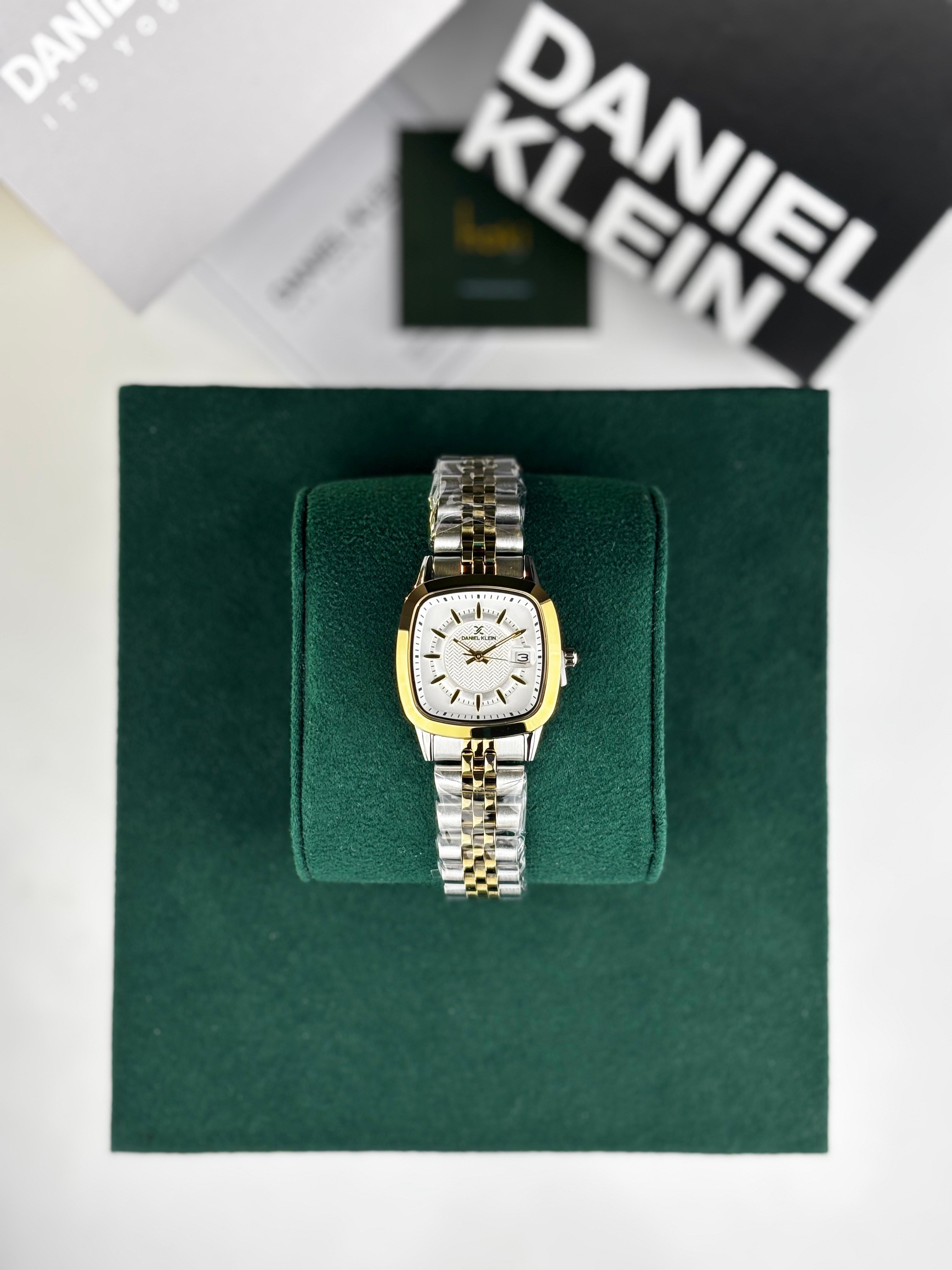 DANIEL KLEIN DK.1.14129-4 “SILVER-GOLD KASA” KADIN KOL SAATİ