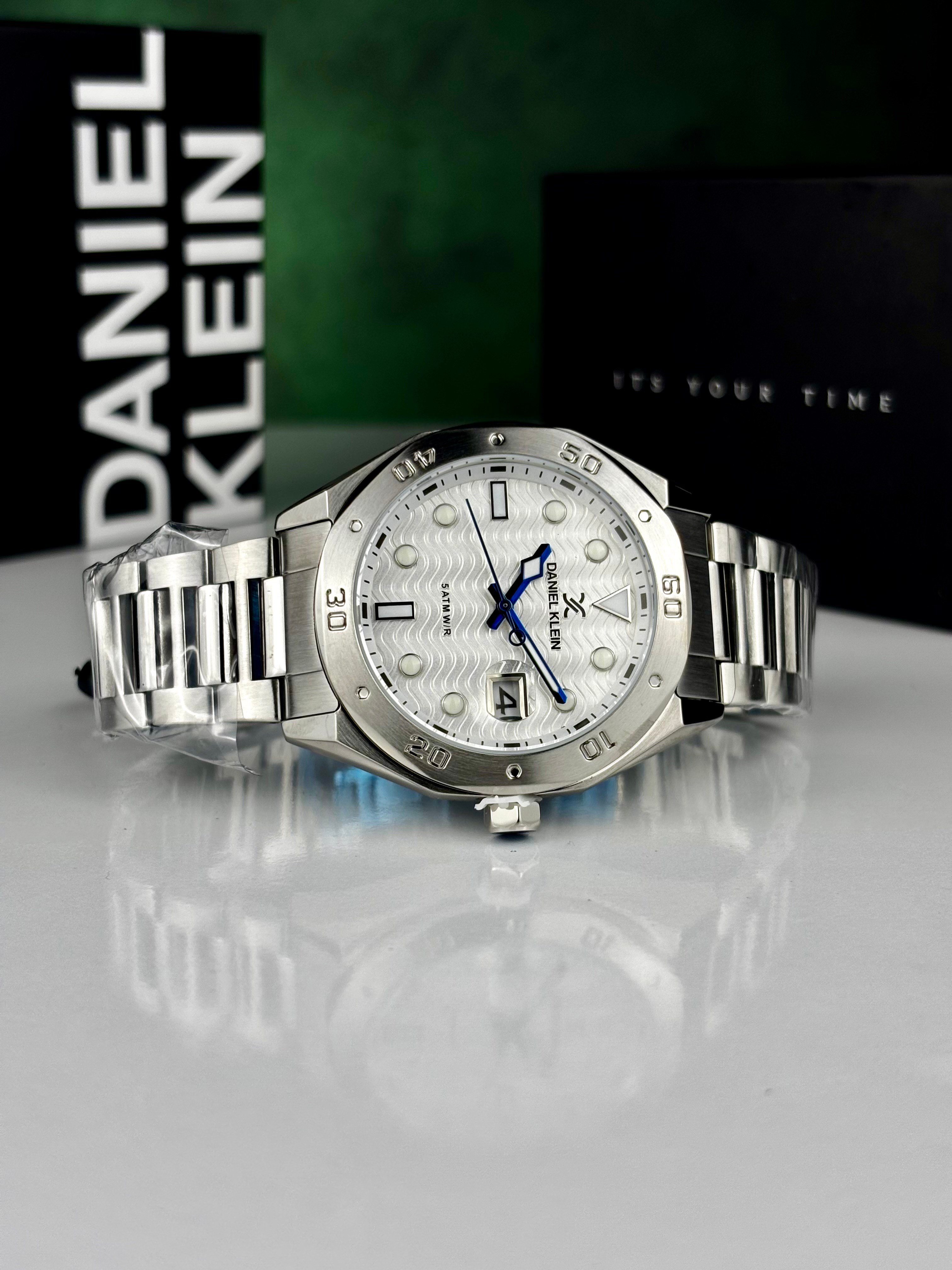 DANIEL KLEIN DK.1.14076-6 “BEYAZ KADRAN” ERKEK KOL SAATİ