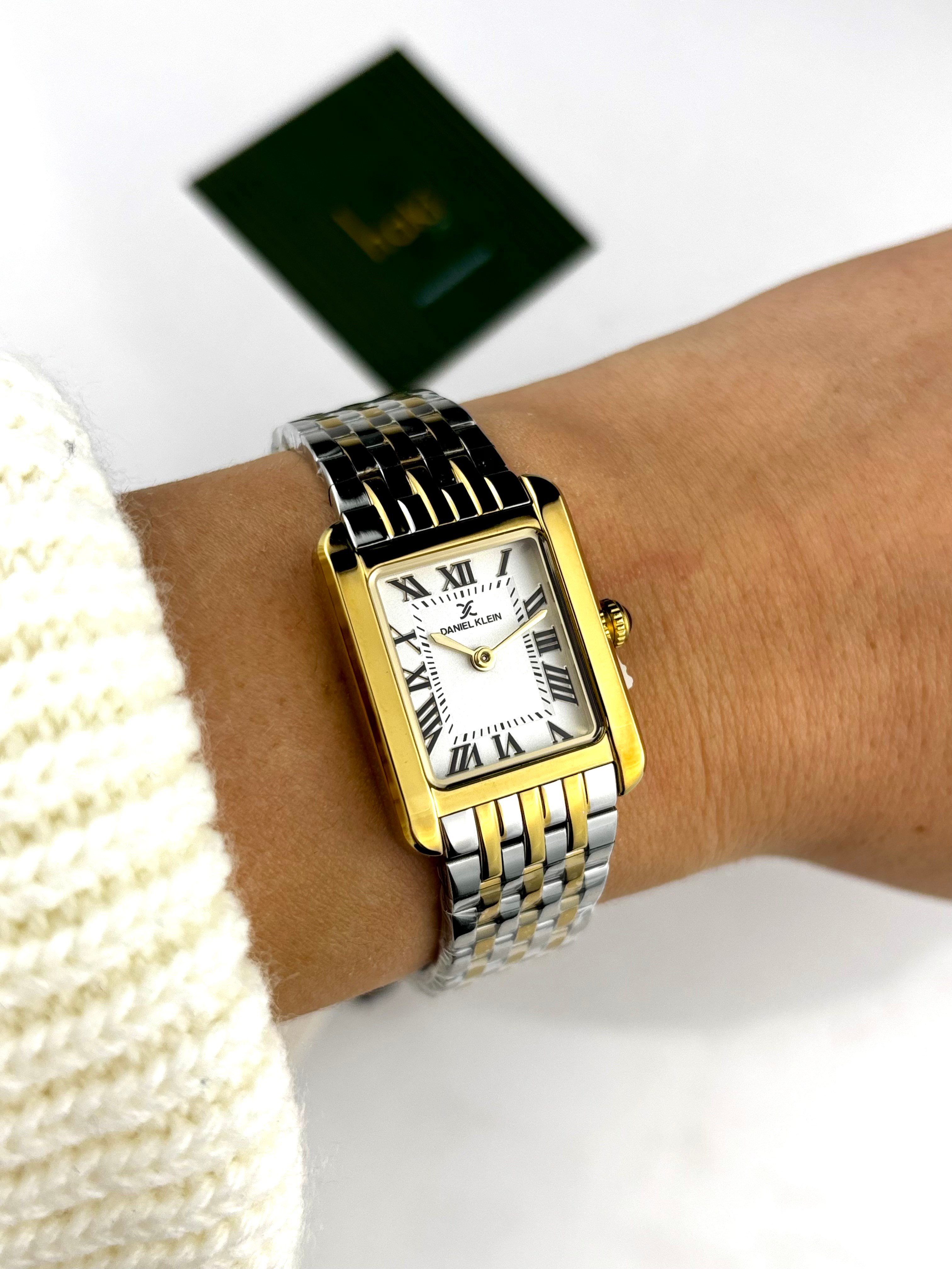 DANIEL KLEIN DK.1.13786-5 “GOLD-SILVER KASA” KADIN KOL SAATİ