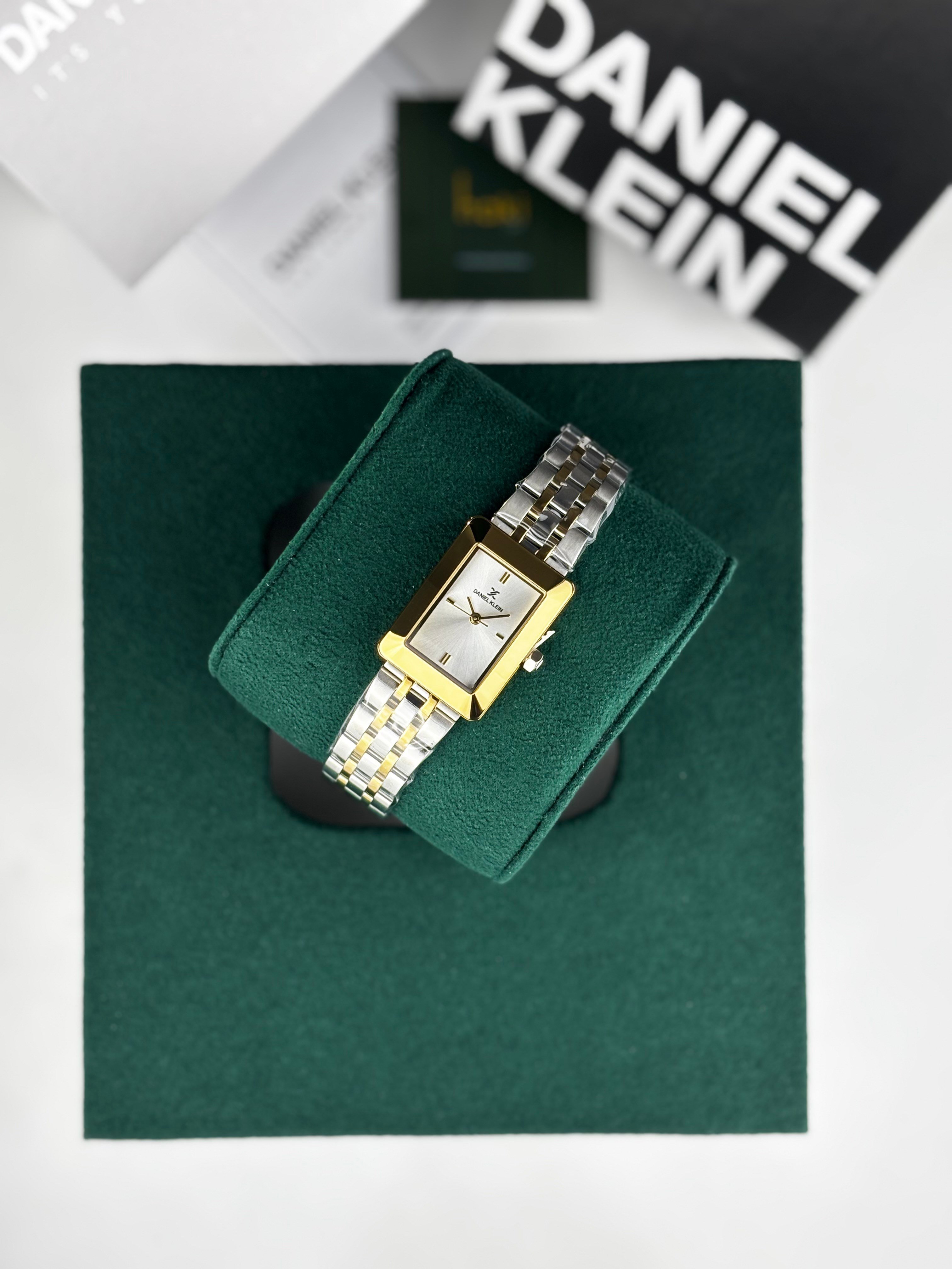 DANIEL KLEIN DKE.1.10821-6 “GOLD- SILVER KASA” KADIN KOL SAATİ