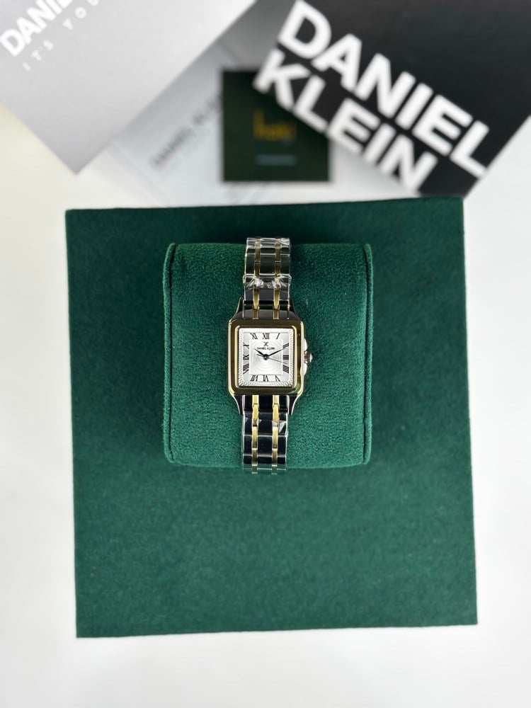 DANIEL KLEIN DKE.1.10814-4 “GOLD-SILVER KASA” KADIN KOL SAATİ