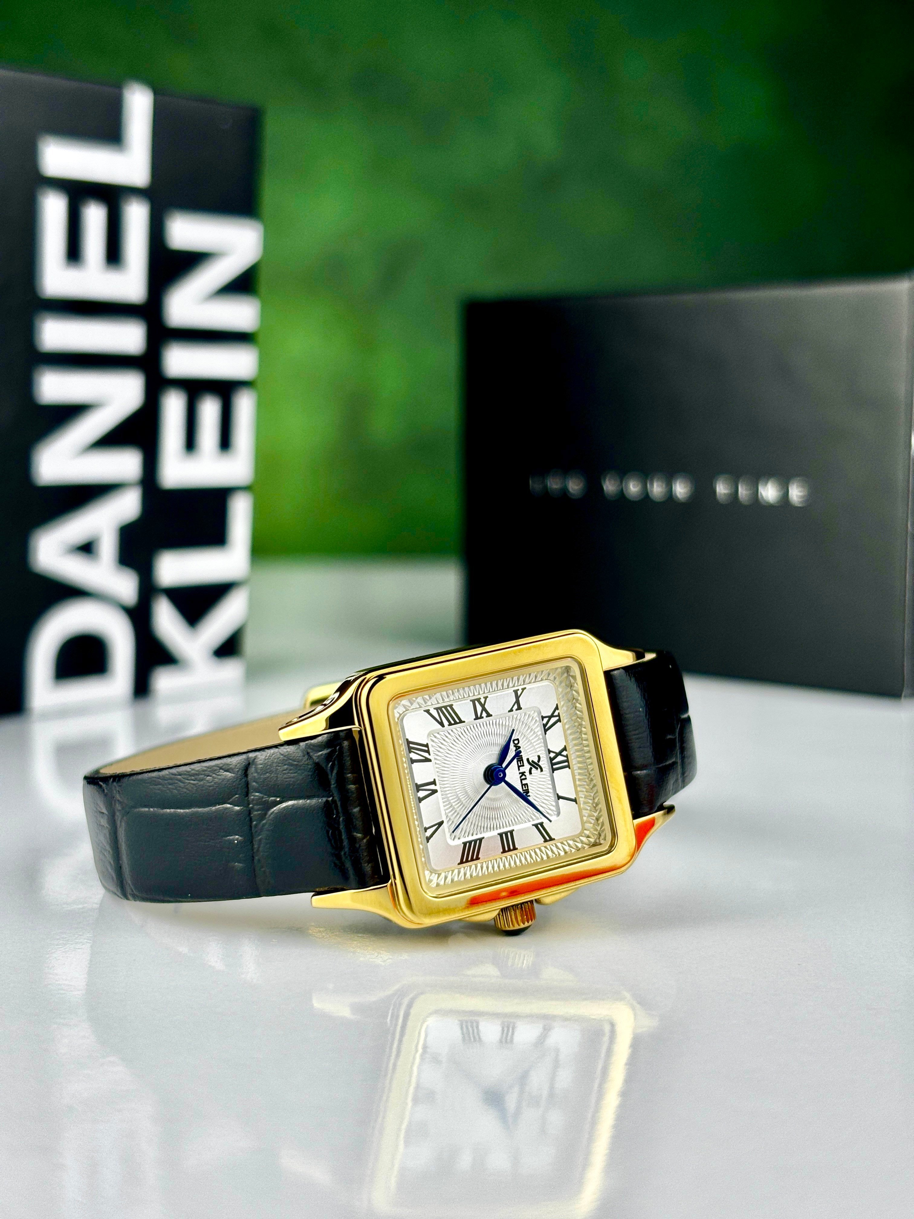 DANIEL KLEIN DKE.1.10815-2 “GOLD KASA” KADIN KOL SAATİ