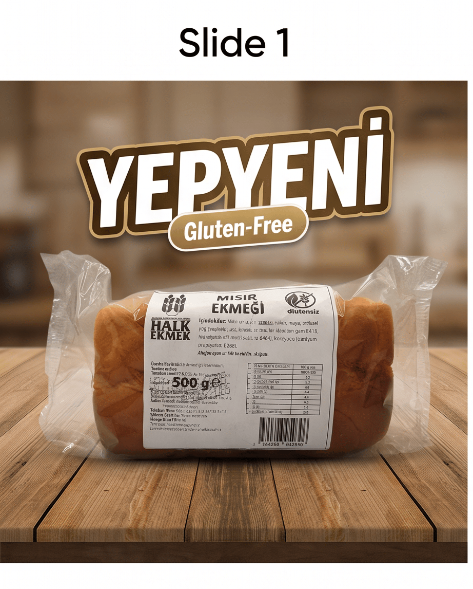 MISIR EKMEĞİ 500 GR
