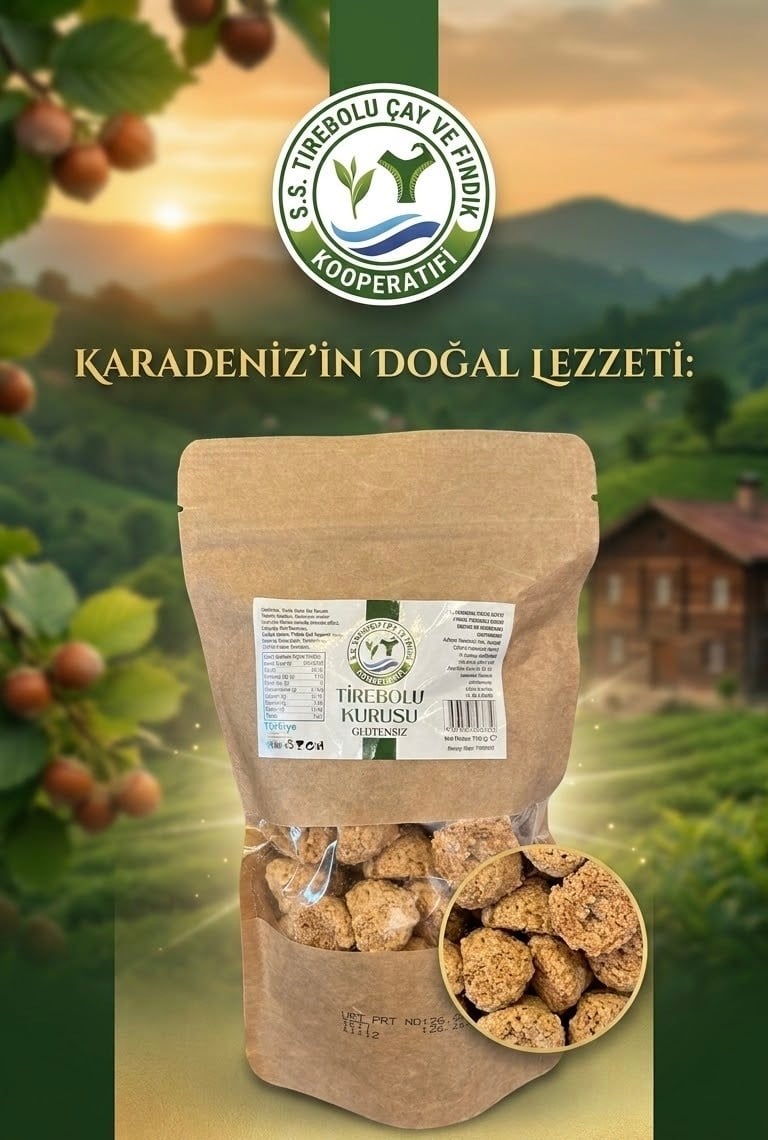 TİREBOLU KOOP. GLUTENSİZ TİREBOLU FINDIK KURUSU 150 G