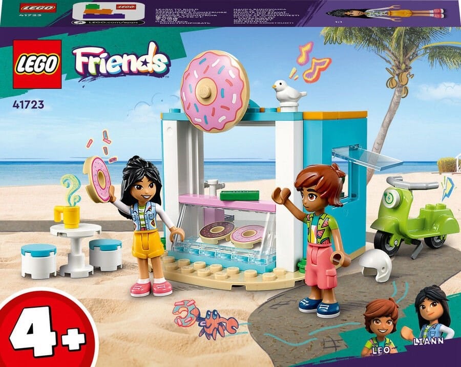 ADO-LGF41723 FRIENDS DONUT DUKKANI 41723 OYUNCAK YAPIM SETI (63 PARCA) 4