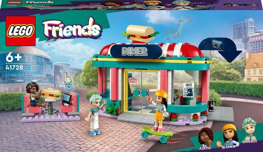 ADO-LGF41728 FRIENDS HEARTLAKE SEHIR MERKEZI RESTORANI 41728 OYUNCAK YAPIM SETI (346 PARCA) 3