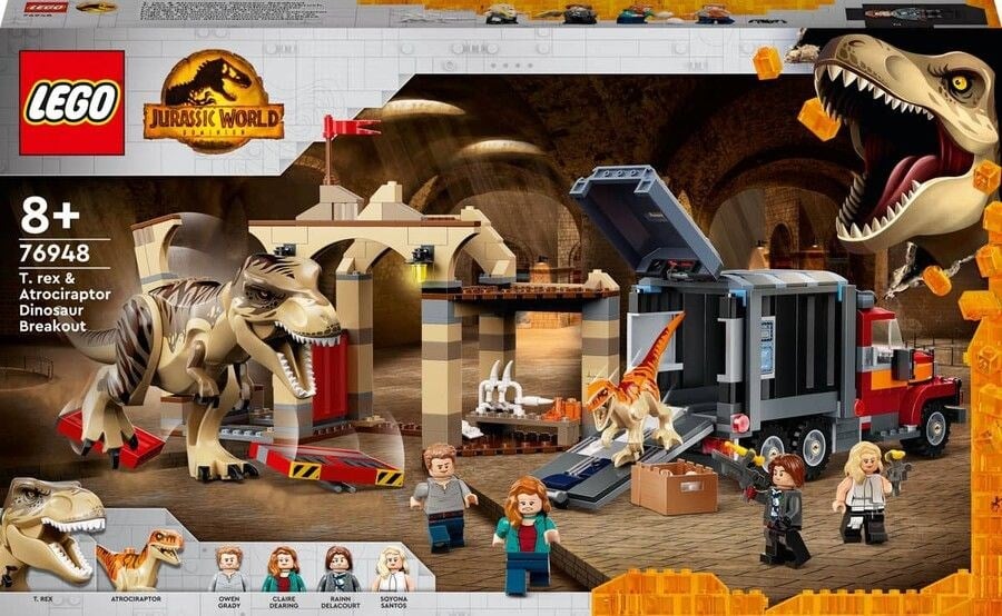 ADO-LJW76948 LEGO JURASSIC WORLD T. VE ATROCIRAPTOR DINOZOR KACISI 3