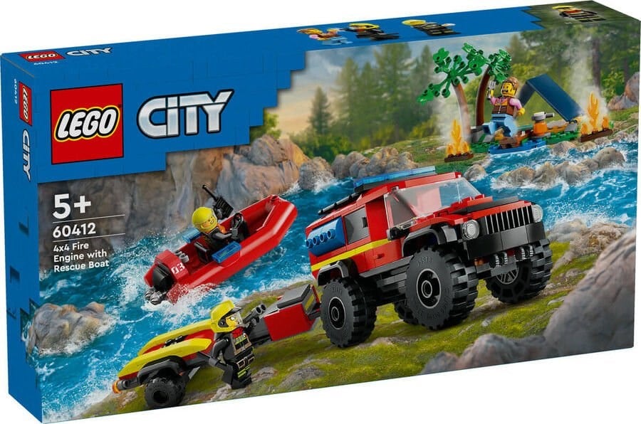ADO-LSC60412 4X4 FIRE TRUCK W BOAT 3