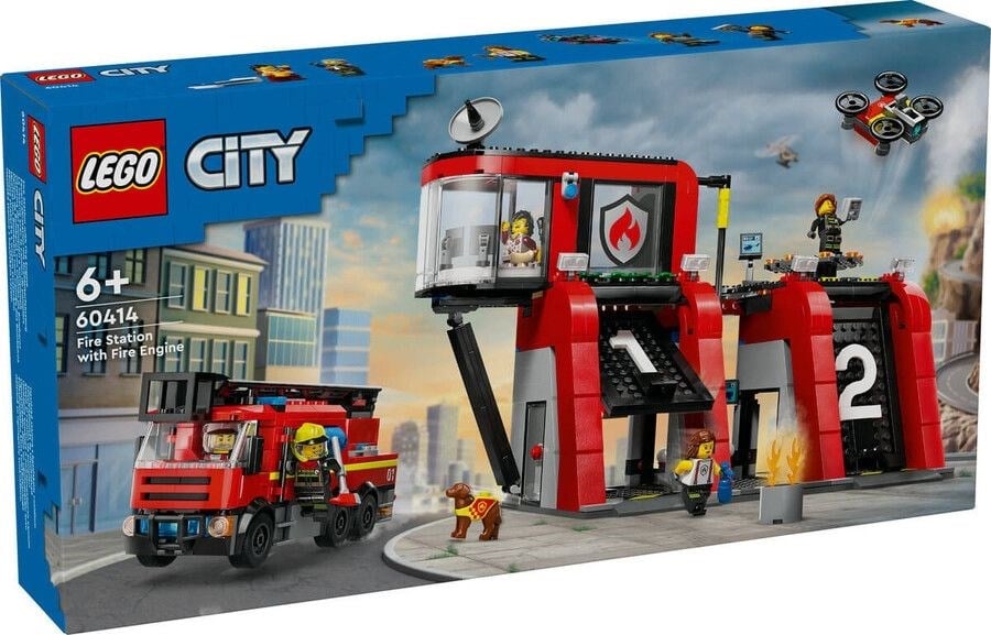 ADO-LSC60414 FIRE STATION W FIRE TRUCK 2