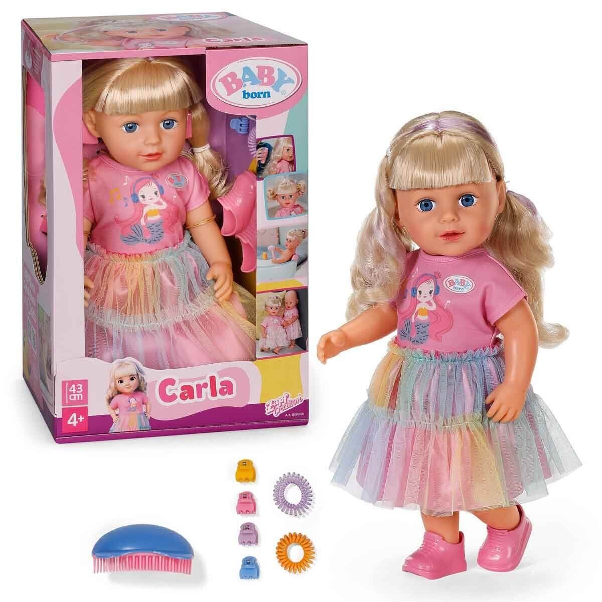 ADO-ZBB838006 BB KIZ KARDES BEBEK CARLA 43 CM 6