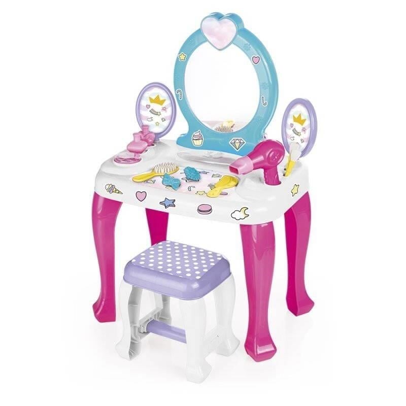 DOLU-2568 DOLU UNICORN MAKYAJ MASASI VE TABURE SET 4