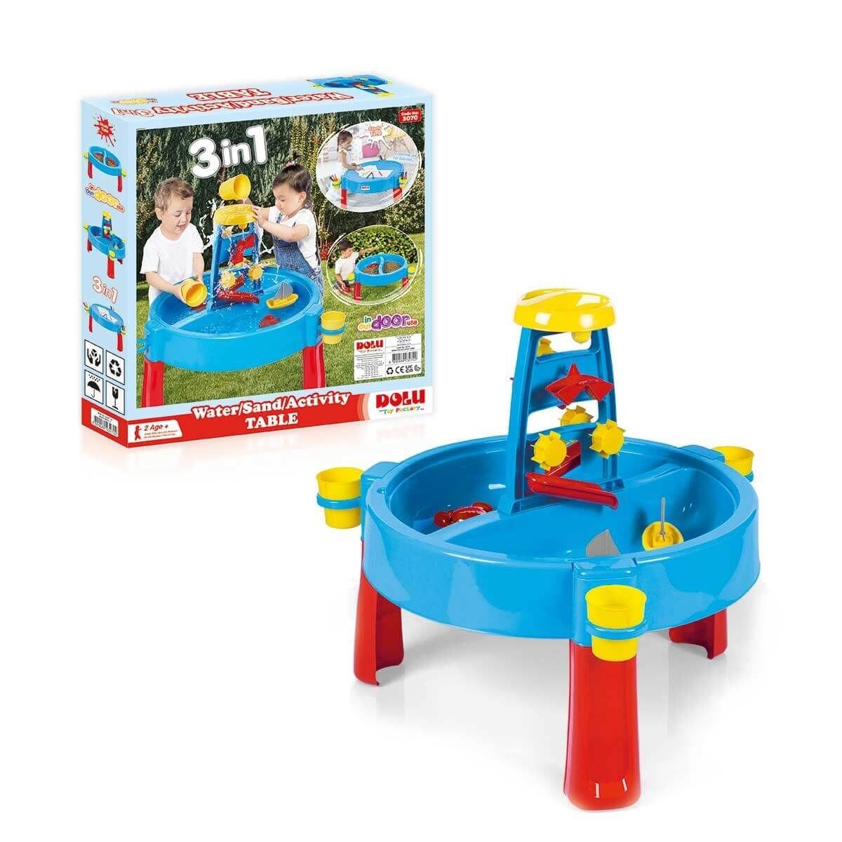 DOLU-3070 SU VE KUM AKTIVITE MASASI KIRMIZI 1