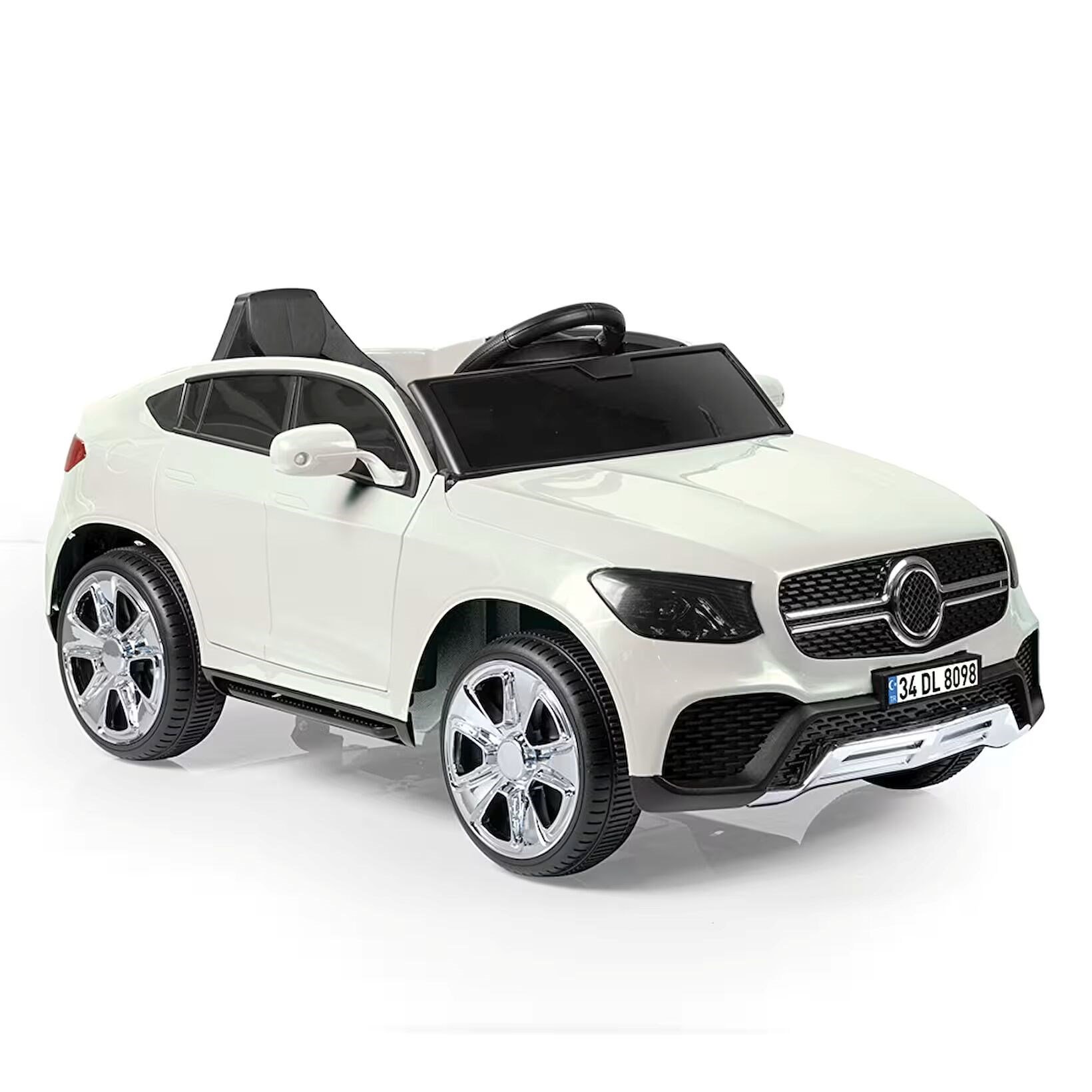 DOLU-8198 GRAND SUV BEYAZ 12 V KUMANDALI AKULU ARABA 1