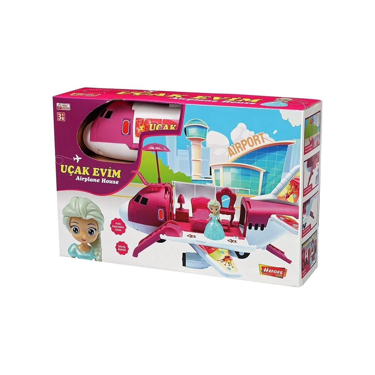 ERN-2013 HEROES TOYS UCAK EV BEBEK SETI 12