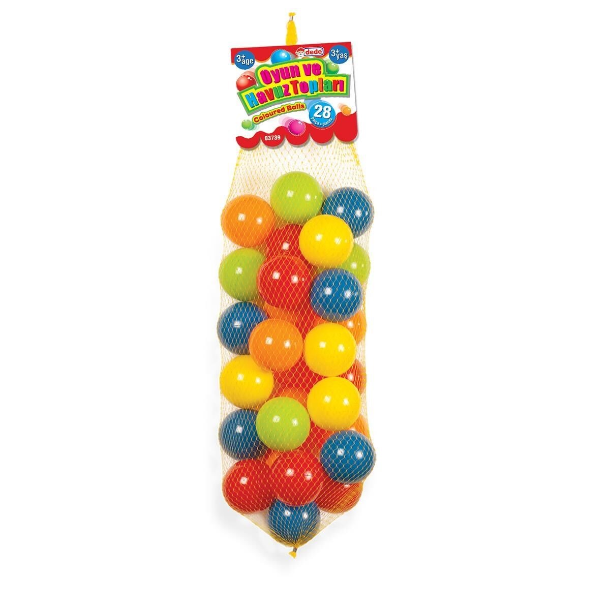 FEN-03739 OYUN HAVUZ TOPLARI 28 LI FILEDE 9 CM  12