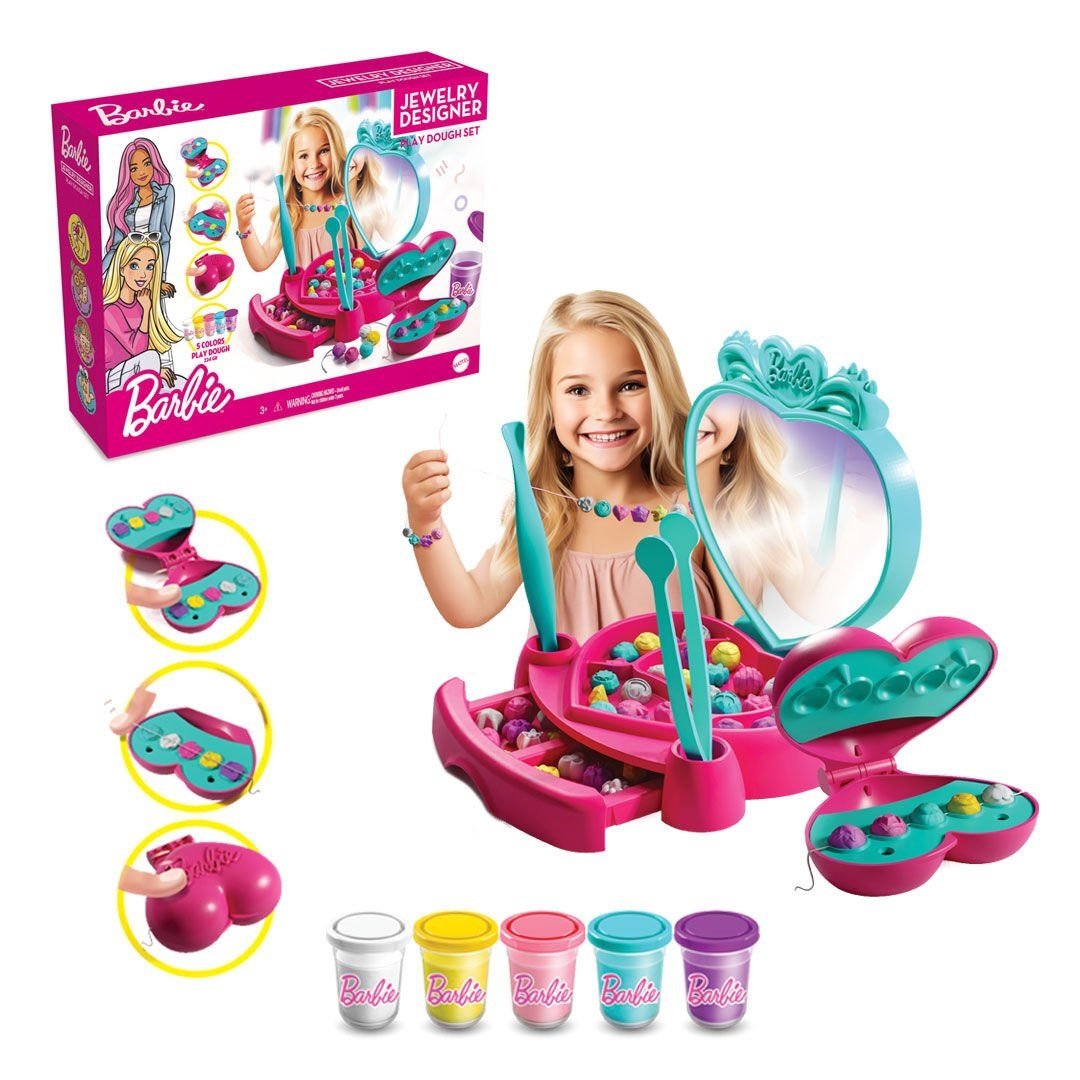 FEN-03926 BARBIE TAKI TASARLA HAMUR SET 12