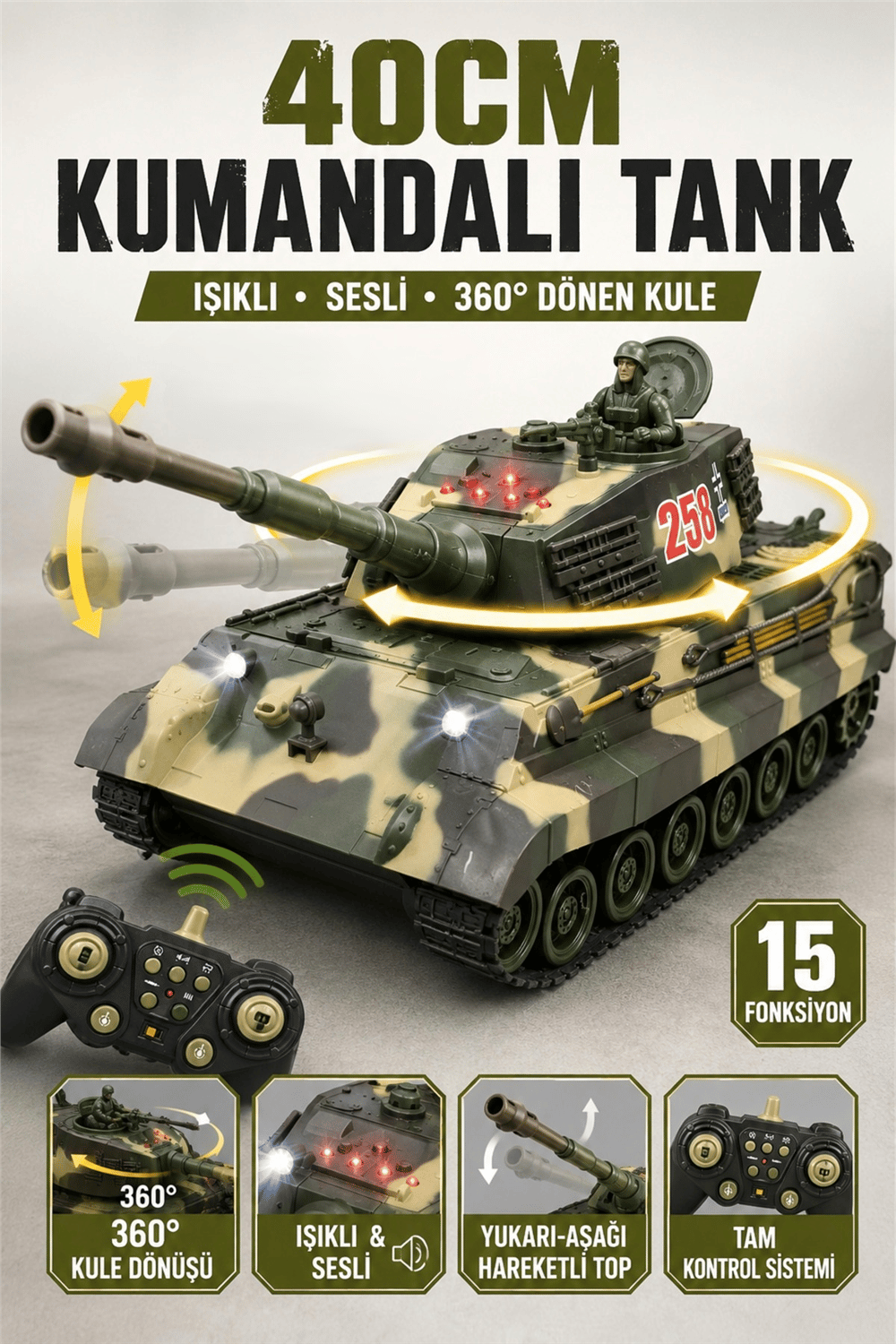 GPT-AKX535-1GPT-AKX535-1 2,4G KONT 15 FONKSIYONLU U/K TANK 8
