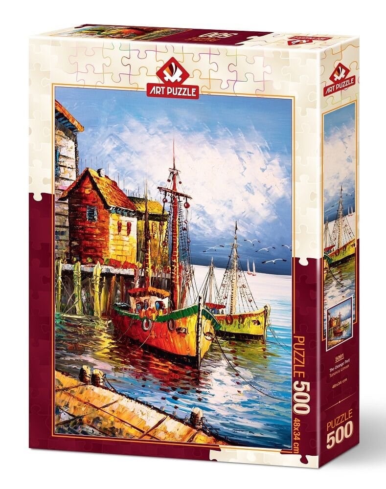 HD-5091 ART PUZZLE 500 PRC. TURUNCU LIMAN 8