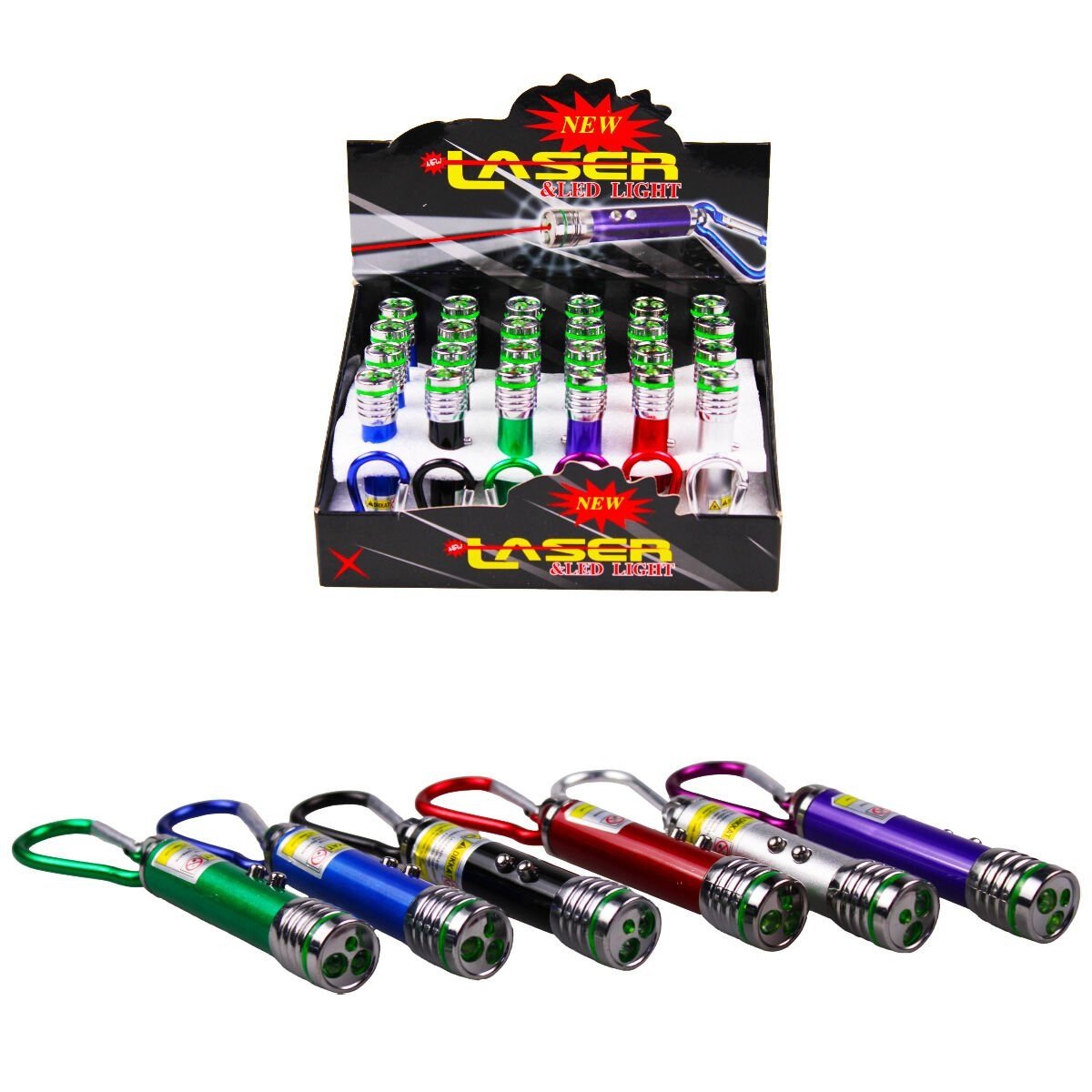 KZL-1705019 LAZER + FENER ANAHTARLIK (24 LU BOX) 720