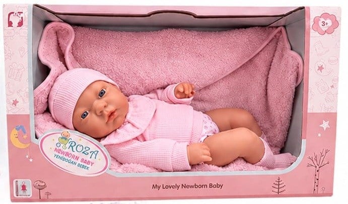 KZL-GLB100095-PKZL-GLB100095-P 40 CM YENI DOGAN ET BEBEK PEMBE 12-6