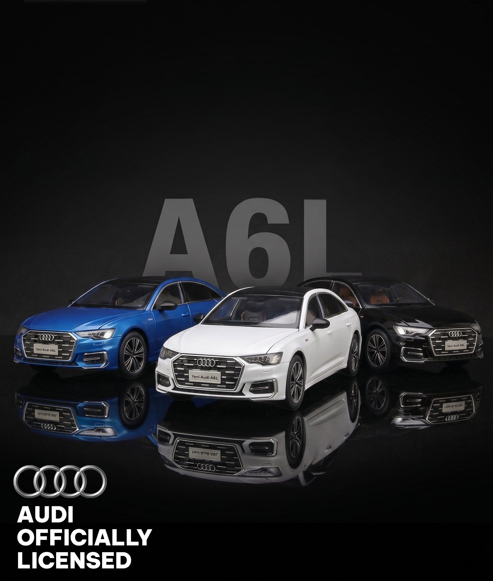 KZL-H1072KZL-H1072 1:18 AUDI A6L ISIKLI 6